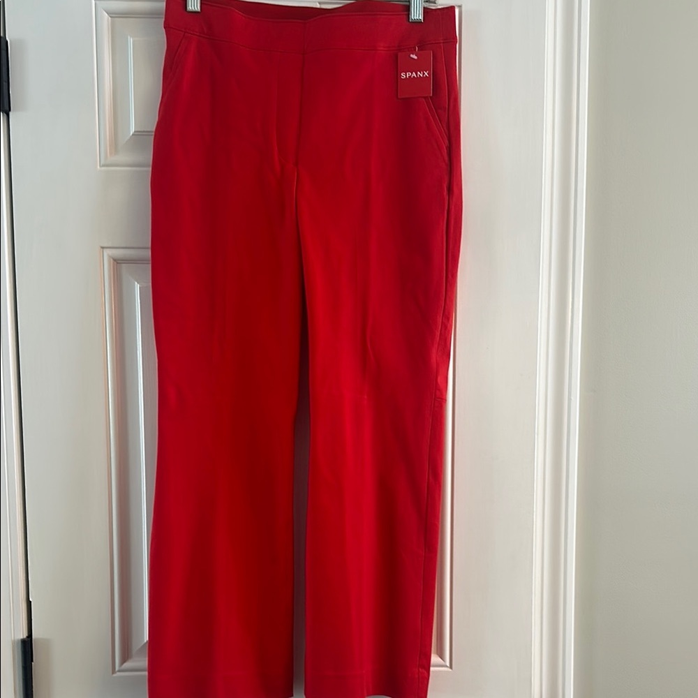 SPANX Bold Scarlet Trousers